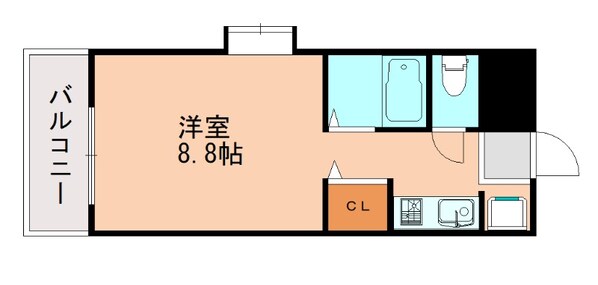 和白駅 徒歩5分 1階の物件間取画像